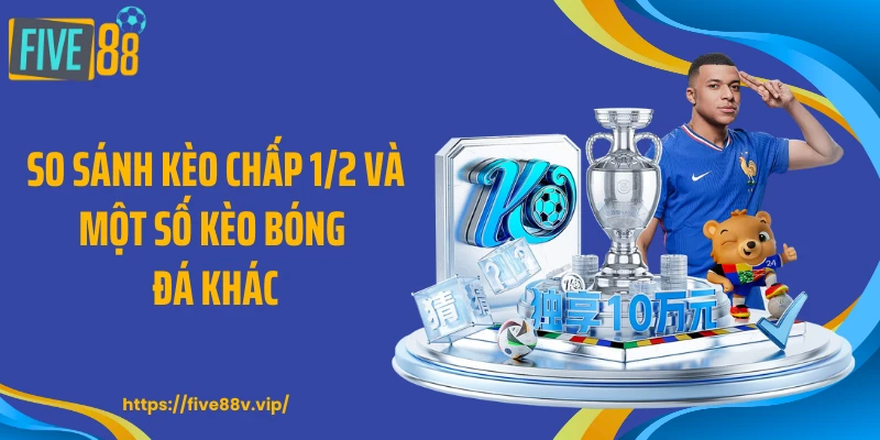 So sánh kèo chấp 1/2 và một số kèo bóng đá khác